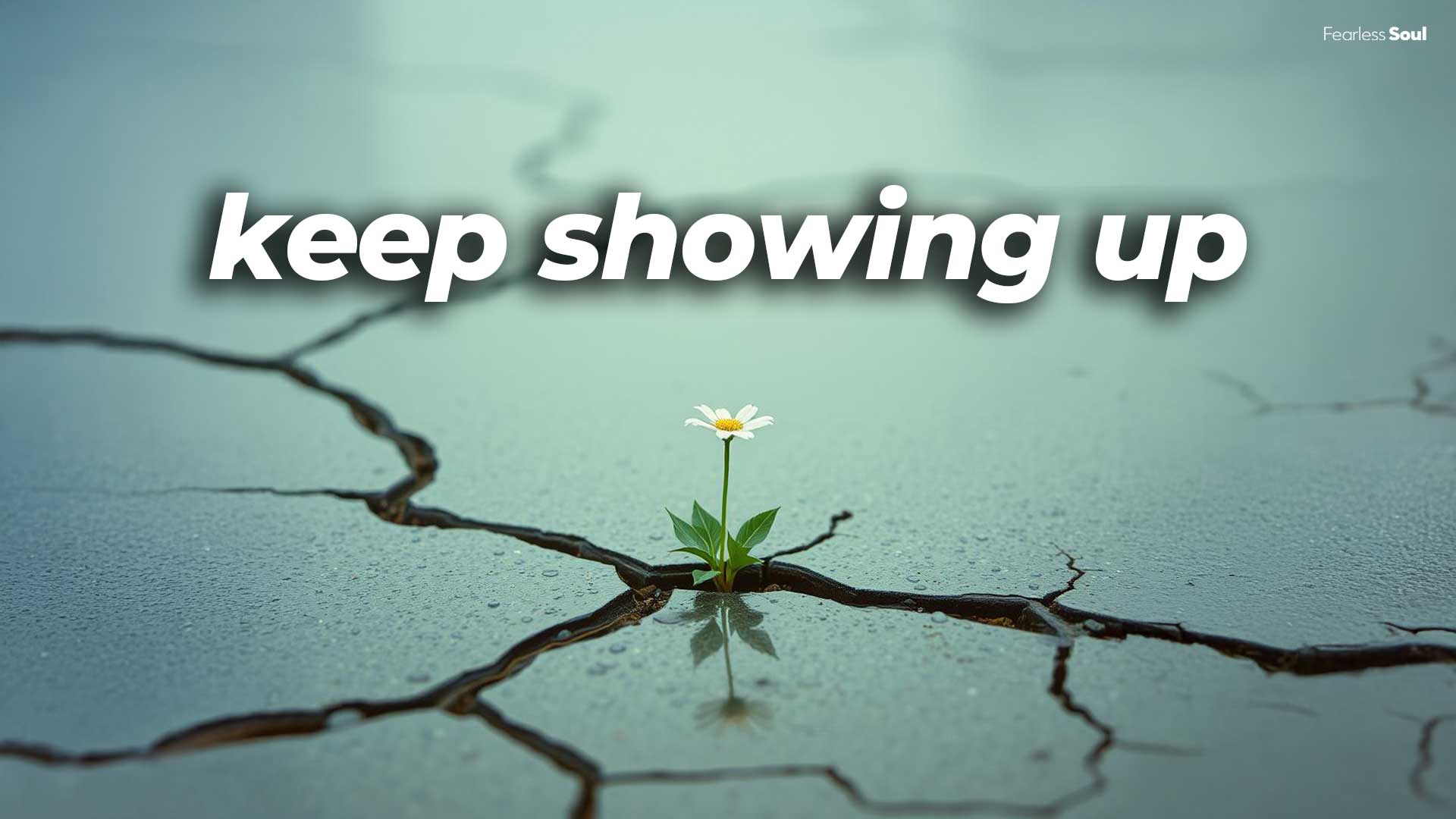 Keep Showing Up – Motivational Song Lyrics – Fearless Soul