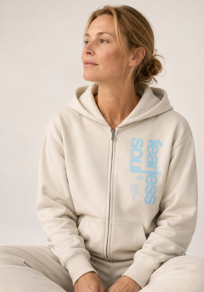 Fearless Soul 004 - Prime Time Full Zip Hoodie - Blue Print