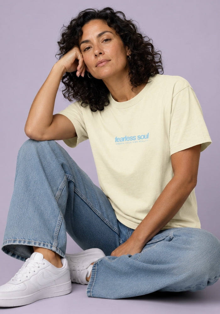 Fearless Soul 004 - Women's Heavyweight Tee - Blue Print