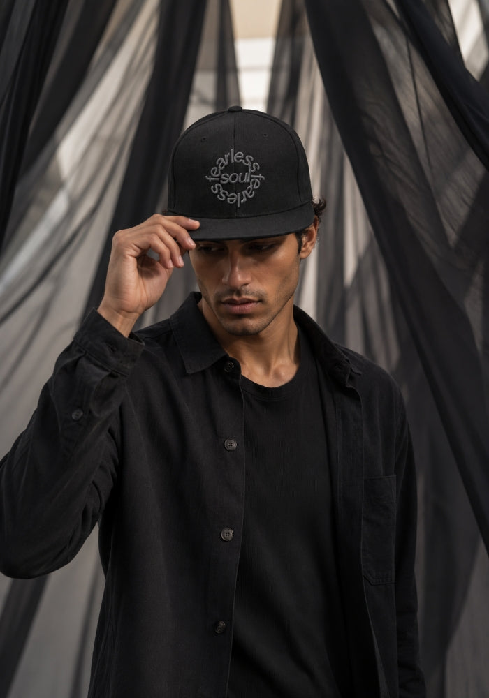 Fearless Soul 002 - Classic Snapback Hat BLACK