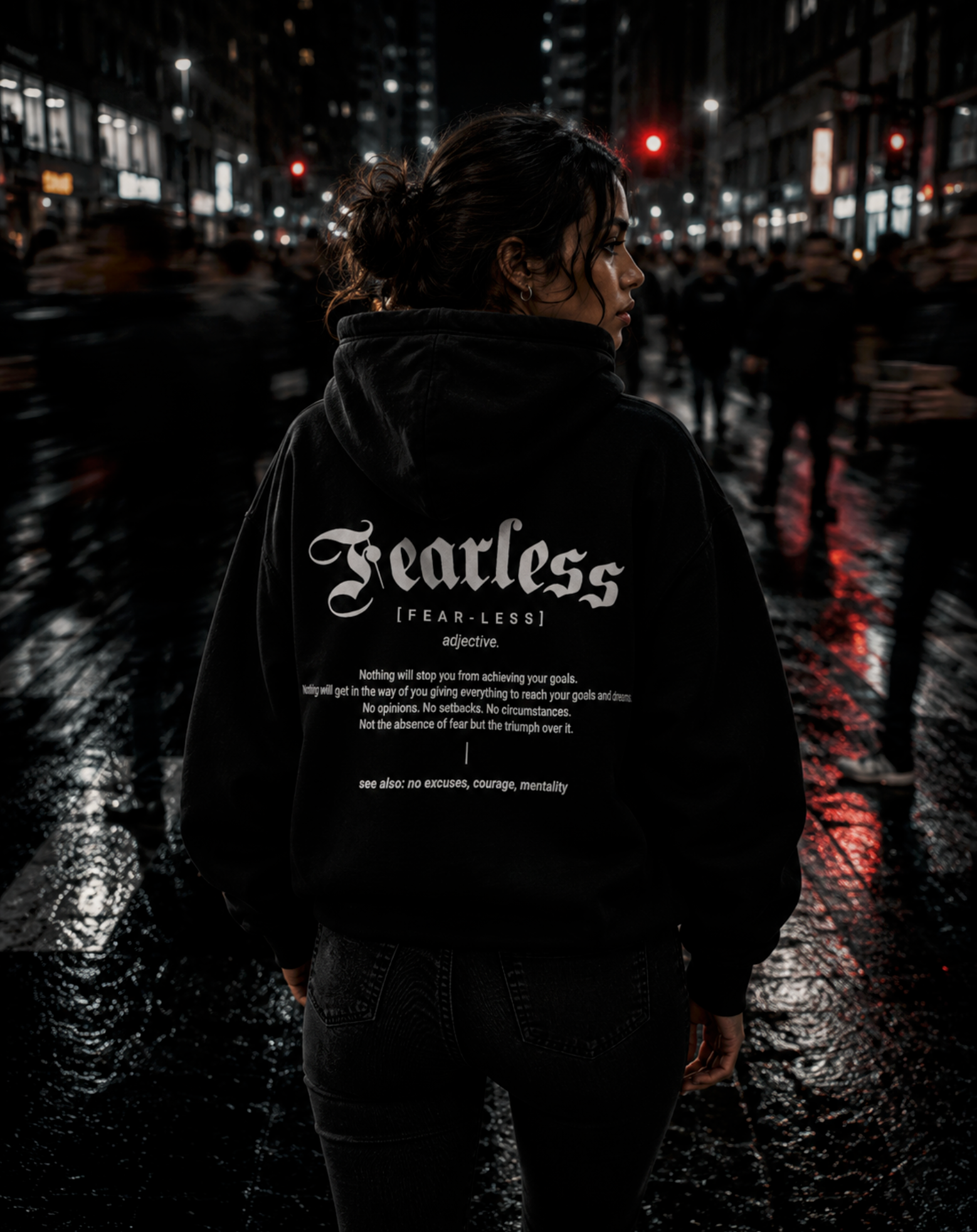 FEARLESS Defined - Oversized Heavyweight Hoodie
