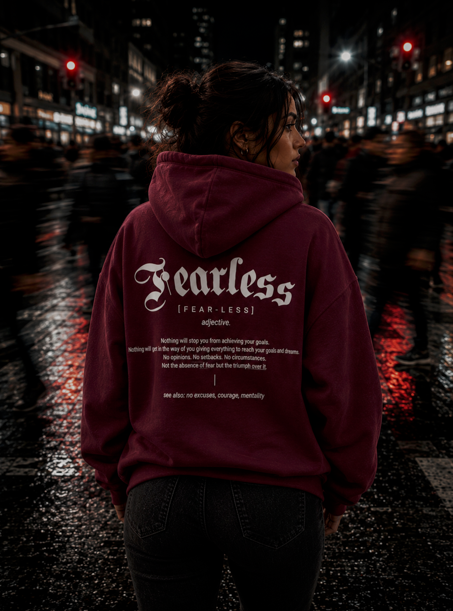 FEARLESS Defined - Oversized Heavyweight Hoodie