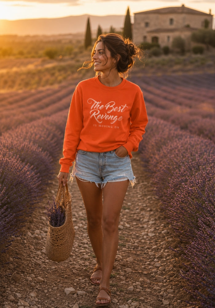 The Best Revenge - Unisex Crew Neck Sweatshirt