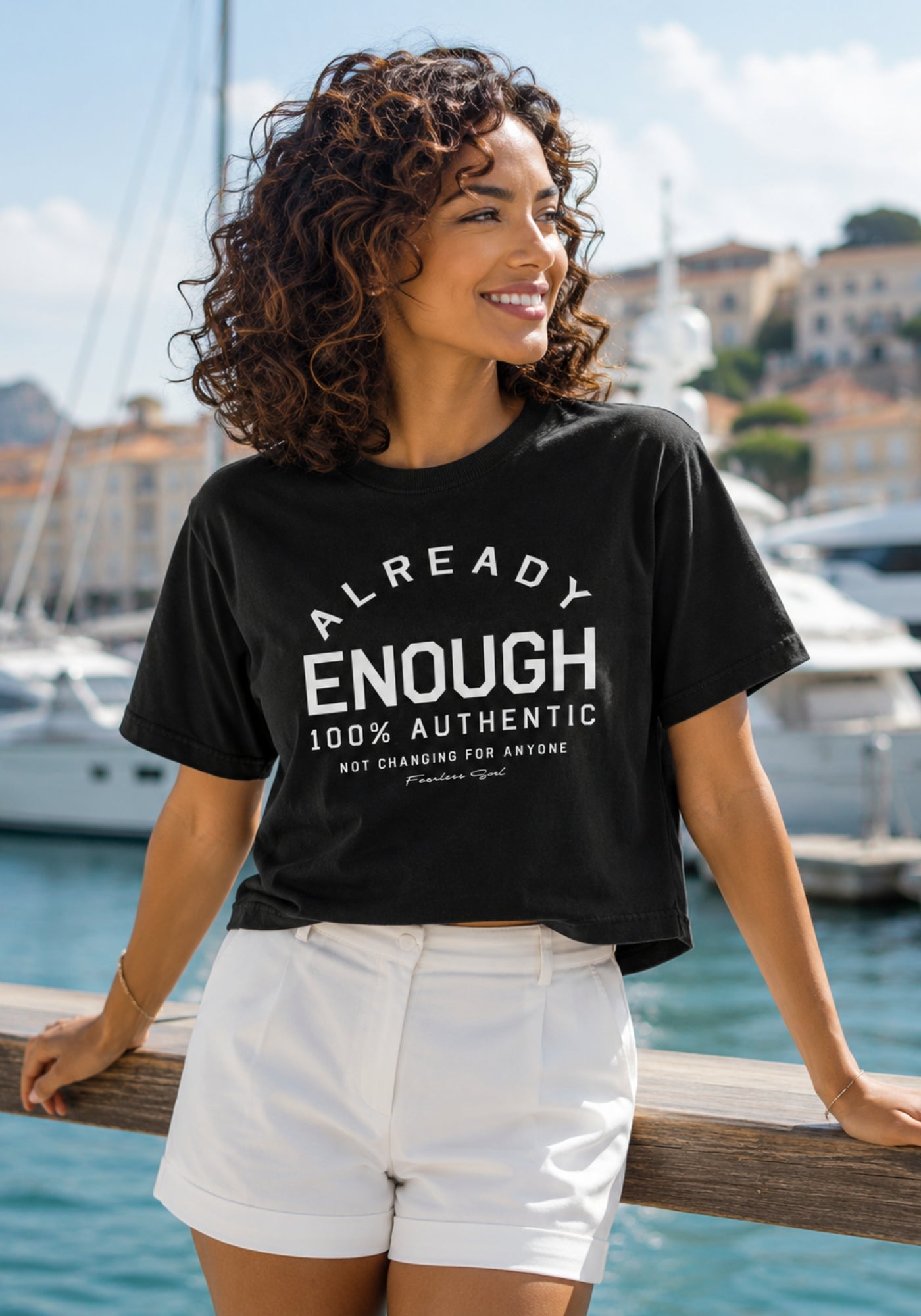 Already Enough - Women’s heavyweight boxy tee