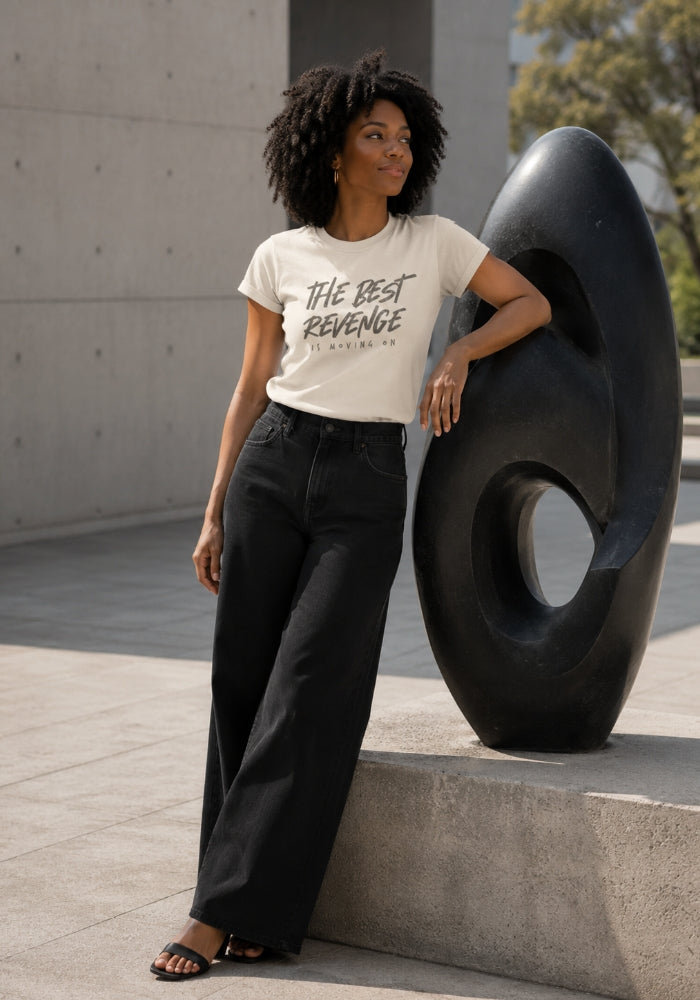The Best Revenge - Women's Relaxed T-Shirt - Vintage Print