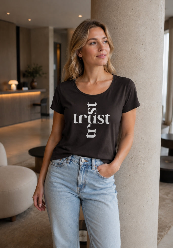 TRUST - Women’s round neck tee