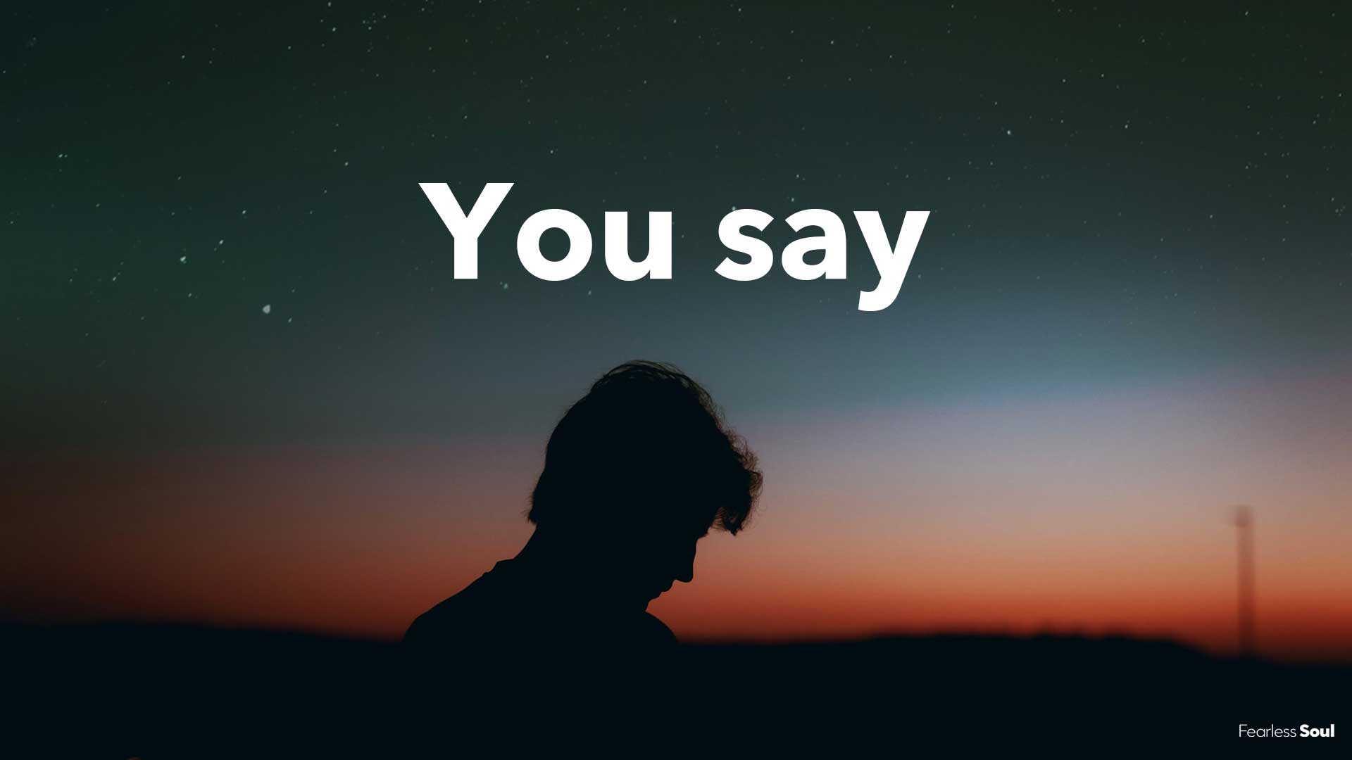 Beautiful Cover of Lauren Daigle’s “You Say” (Male Version)
