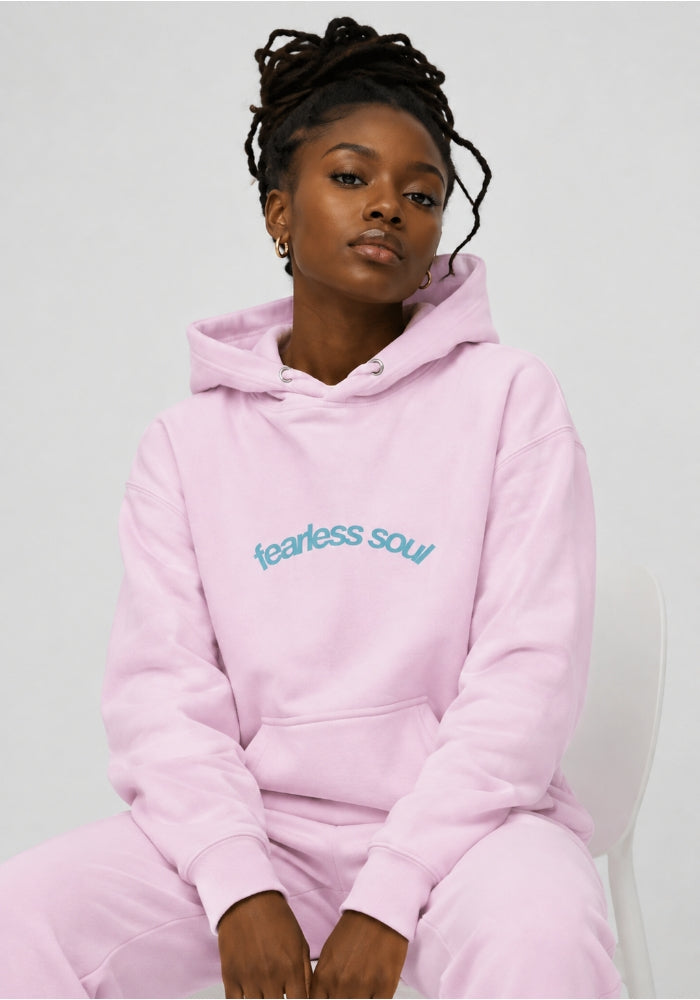 Fearless Soul (Live With Purpose) - Premium Hoodie - Light Blue Print