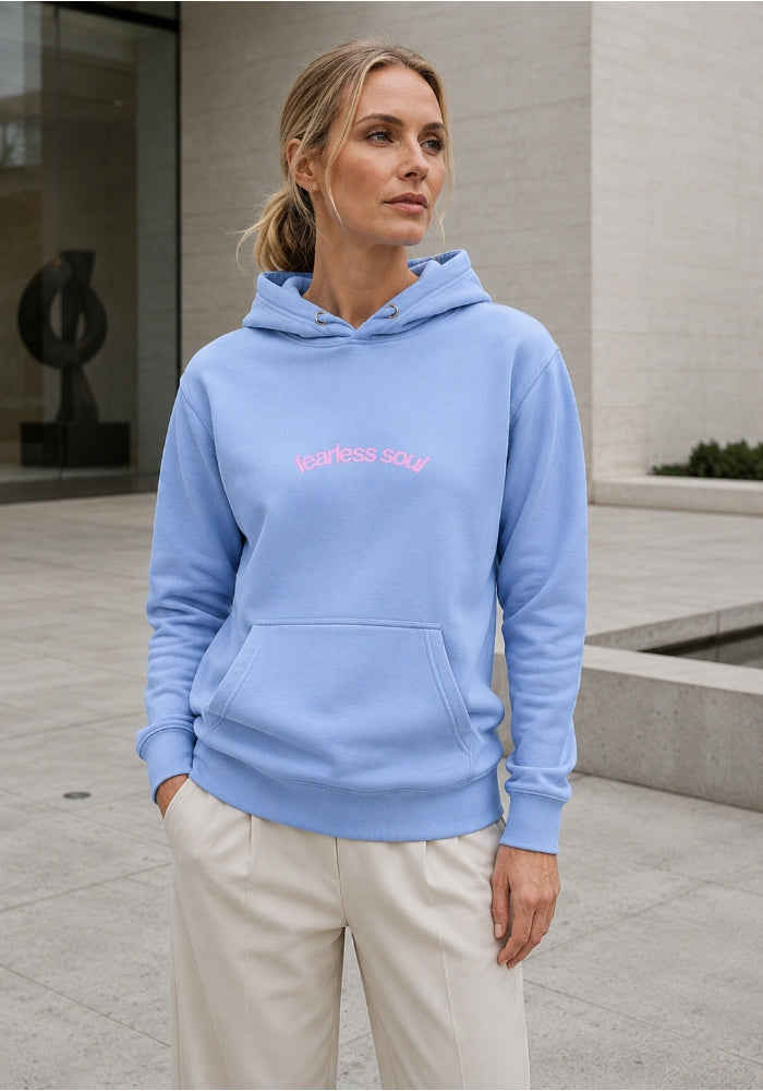 Fearless Soul (Live With Purpose) - Premium Hoodie - Light Pink Print