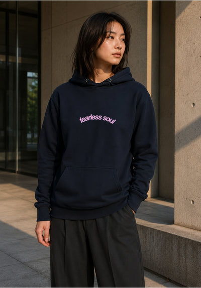 Fearless Soul (Live With Purpose) - Premium Hoodie - Light Pink Print