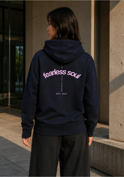 Fearless Soul (Live With Purpose) - Premium Hoodie - Light Pink Print