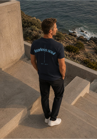 Fearless Soul (Live With Purpose) Men's Fitted Short Sleeve T-shirt
