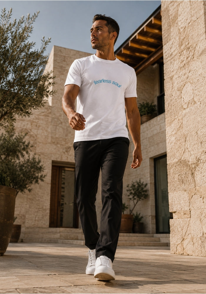 Fearless Soul (Live With Purpose) Men's Fitted Short Sleeve T-shirt