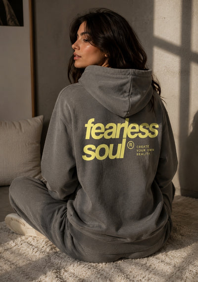 Fearless Soul 004 - Prime Time Full Zip Hoodie - Yellow Print