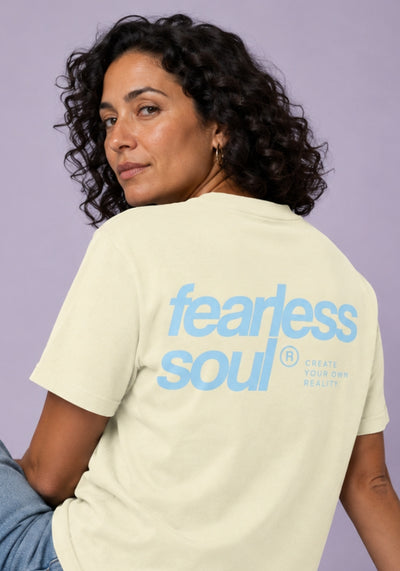 Fearless Soul 004 - Women's Heavyweight Tee - Blue Print