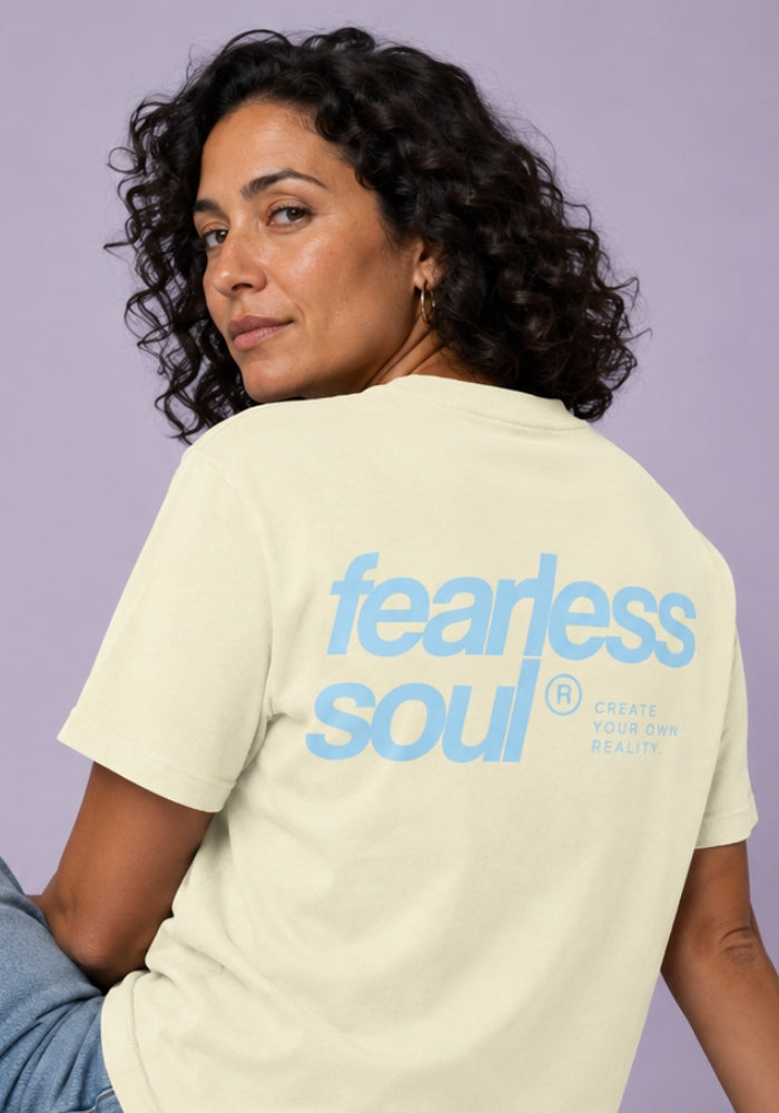 Fearless Soul 004 - Women's Heavyweight Tee - Blue Print
