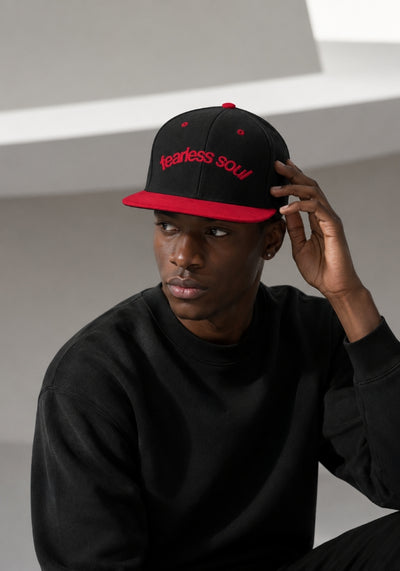 Fearless Soul 003 Classic Snapback Hat RED