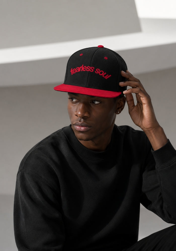 Fearless Soul 003 Classic Snapback Hat RED