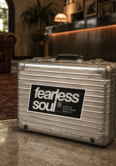 Fearless Soul 004 - Create Your Own Reality - Bubble-free stickers BLACK