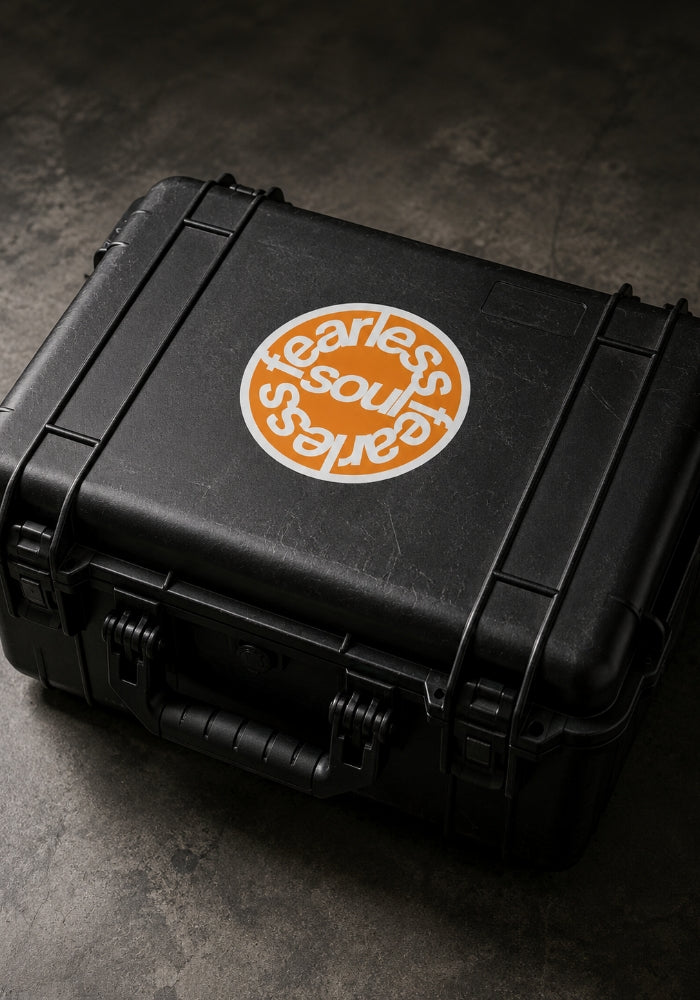 Fearless Soul 002 - Bubble-free stickers - Orange