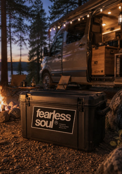 Fearless Soul 004 - Create Your Own Reality - Bubble-free stickers BLACK