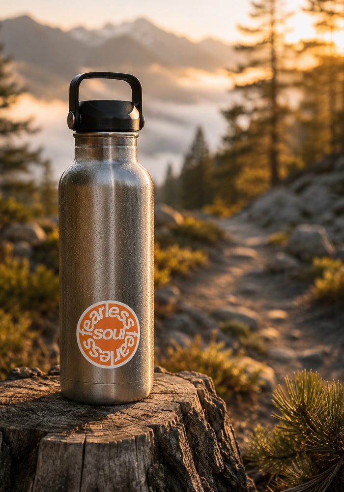 Fearless Soul 002 - Bubble-free stickers - Orange