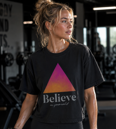 BELIEVE in Yourself - Women’s heavyweight boxy tee