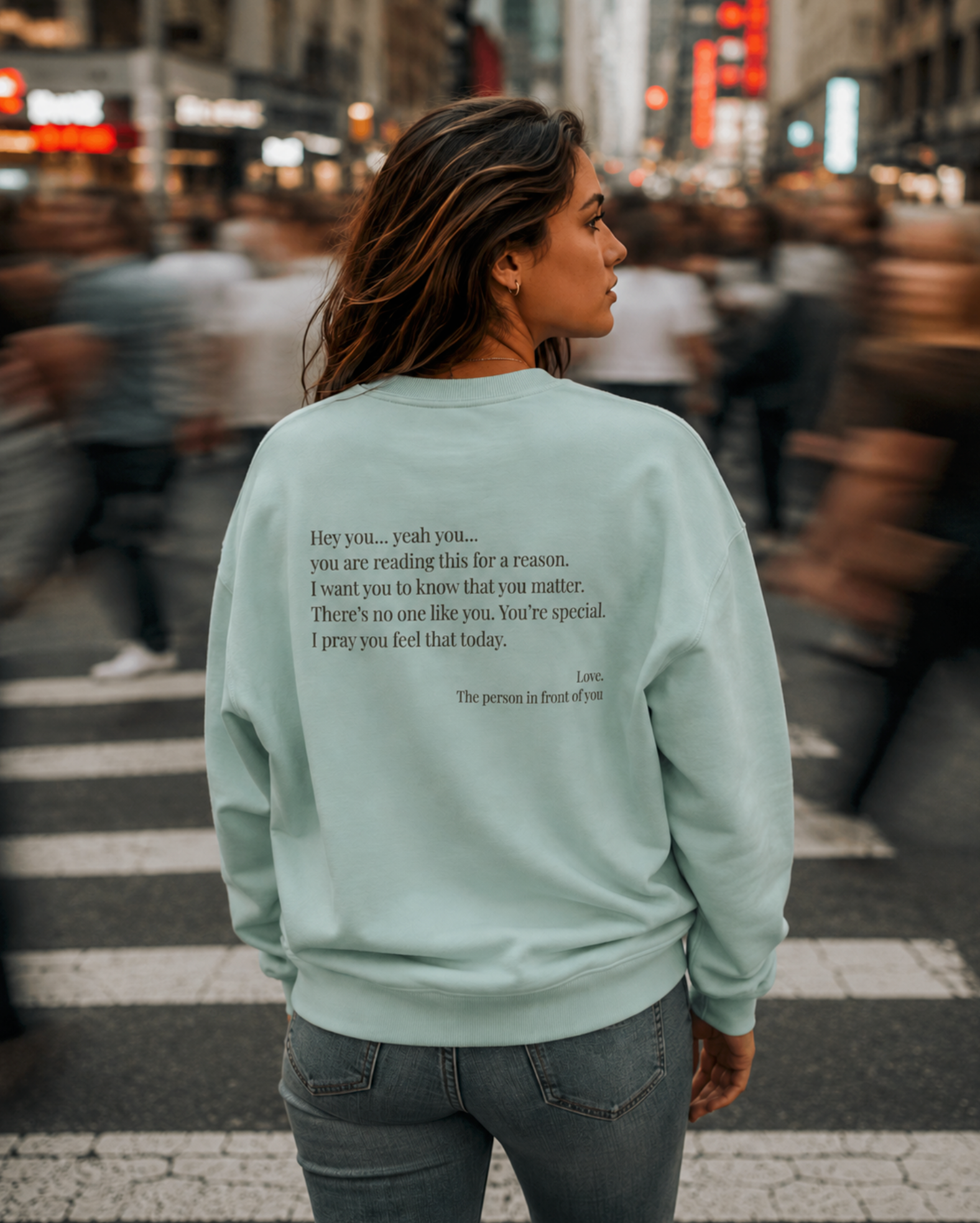Hey You, Yeah You... Premium Sweatshirt Jumper