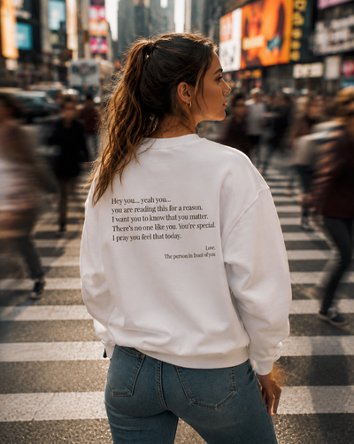 Hey You, Yeah You... Premium Sweatshirt Jumper