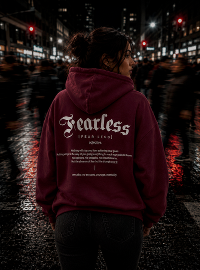 FEARLESS Defined - Oversized Heavyweight Hoodie