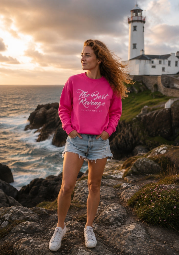 The Best Revenge - Unisex Crew Neck Sweatshirt