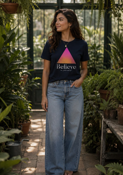 Believe in Yourself - Unisex organic cotton tee