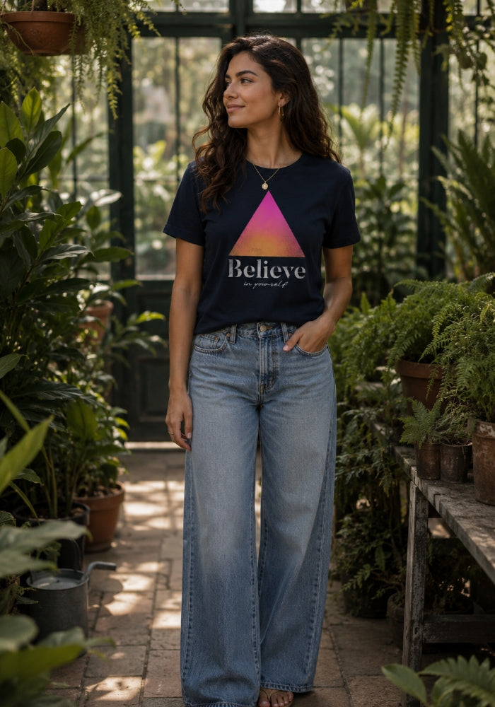 Believe in Yourself - Unisex organic cotton tee