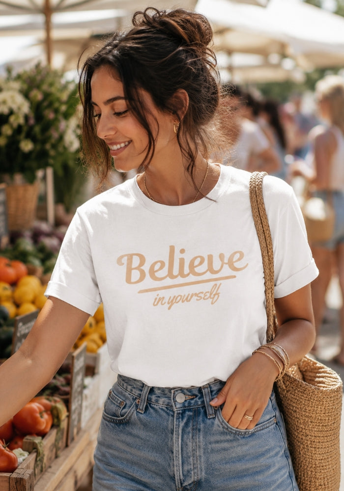 BELIEVE - Unisex organic cotton tee