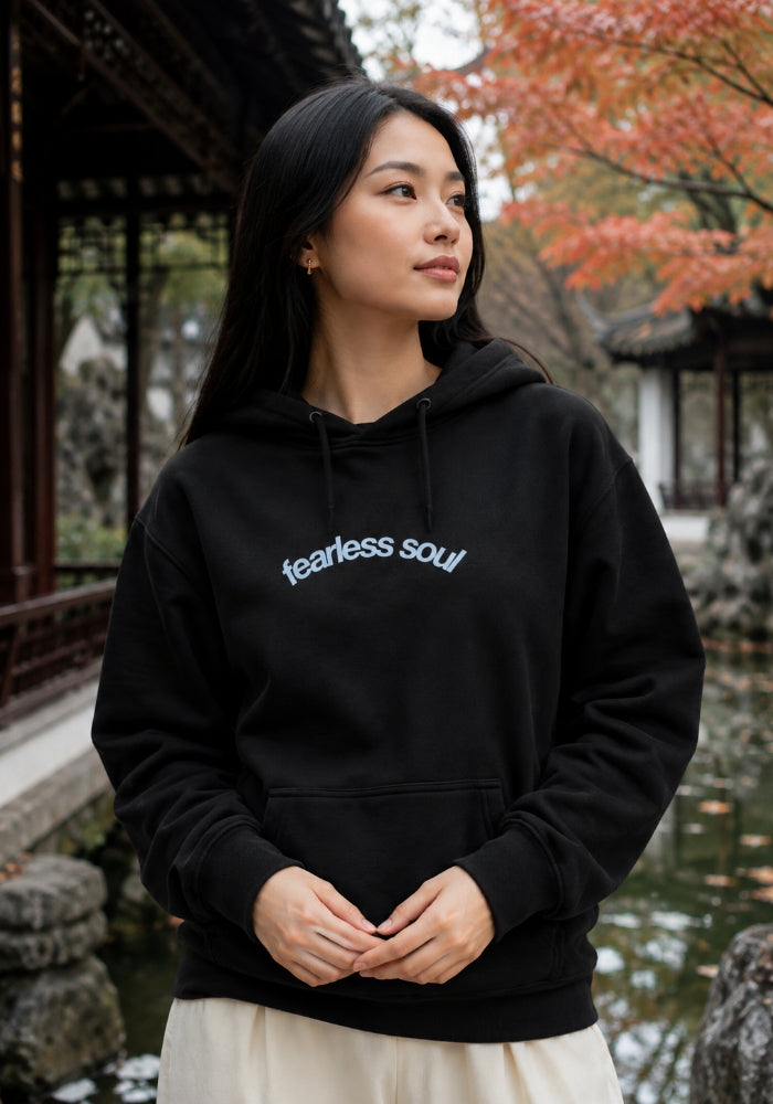 Fearless Soul (Live With Purpose) - Premium Hoodie - Light Blue Print