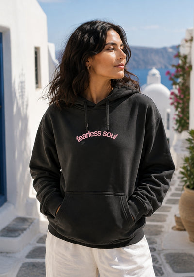 Fearless Soul (Live With Purpose) - Premium Hoodie - Light Pink Print