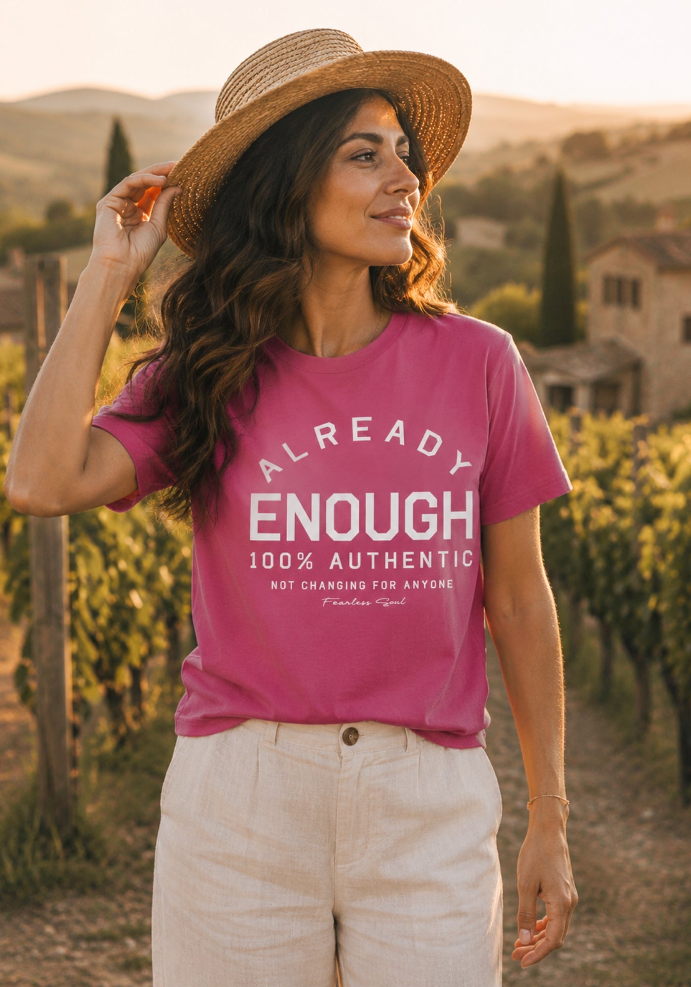 Already Enough - Staple T-shirt - Pink