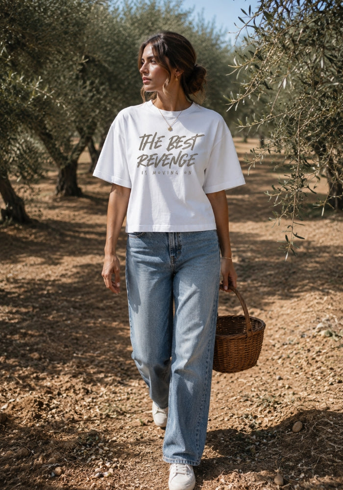 The Best Revenge - Women’s heavyweight boxy tee