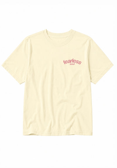 Fearless Soul No.5 - Women's Heavyweight Tee - Pink Prints