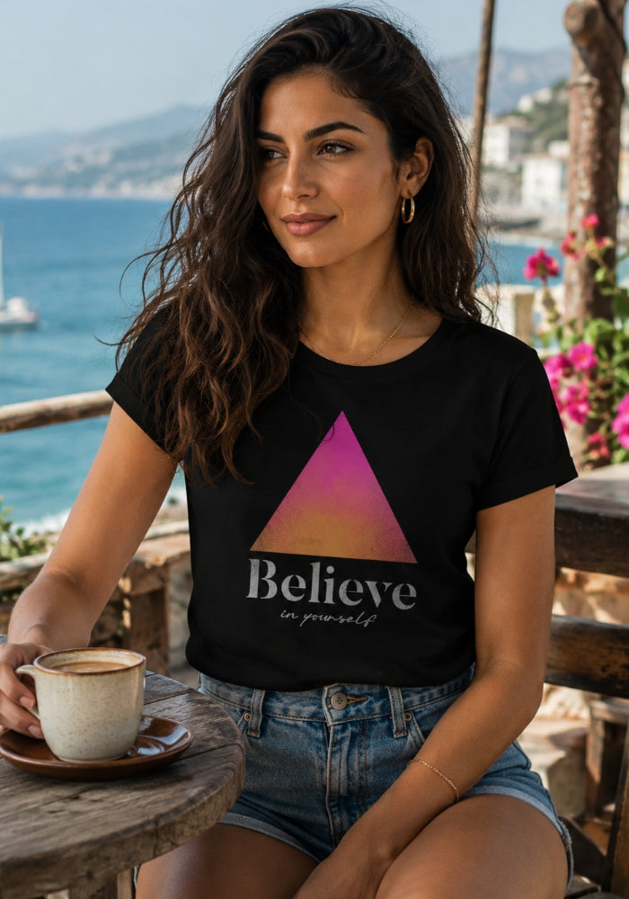 Believe In Yourself - Women’s round neck tee