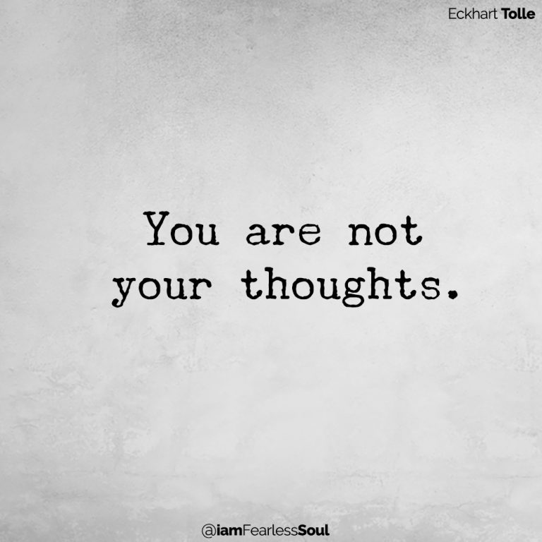 Eckhart Tolle Reveals How To Silence The Racing Thoughts In Your Mind Eckhart Tolle Reveals How To Silence The Racing Thoughts In Your Mind